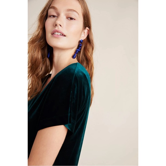 Anthropologie Nancy Green Velvet Tunic Dress NWT SZ 1X - Picture 6 of 16